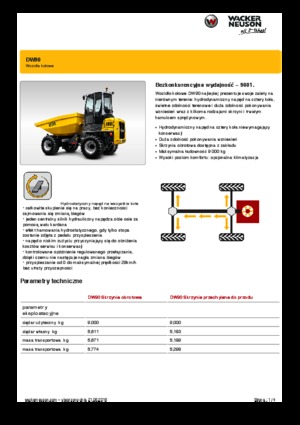 व्हील डंपर Wacker Neuson DW90