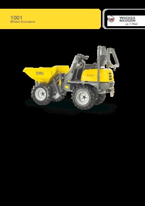 व्हील डंपर Wacker Neuson 1001 