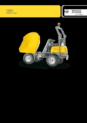 व्हील डंपर Wacker Neuson 1501 
