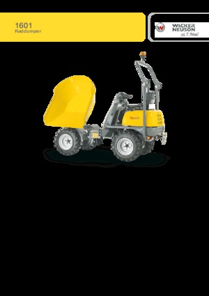 व्हील डंपर Wacker Neuson 1601 