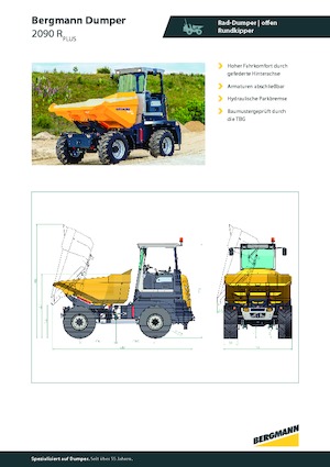 व्हील डंपर Bergmann 2090R Plus