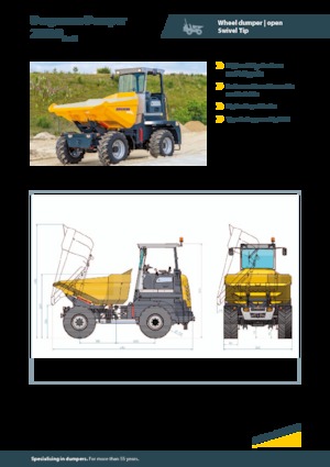 व्हील डंपर Bergmann 2090R Plus
