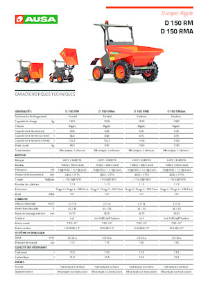 व्हील डंपर Ausa D 150 RMA