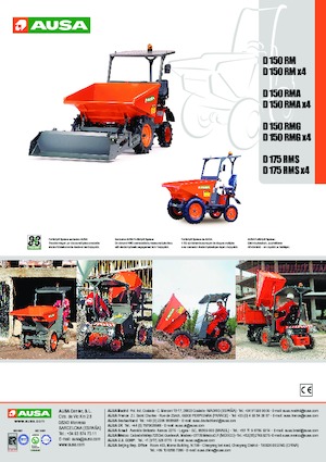 व्हील डंपर Ausa D 150 RMG