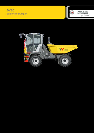 व्हील डंपर Wacker Neuson DV60 dual view