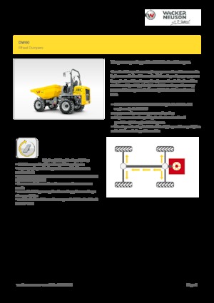 व्हील डंपर Wacker Neuson DW60