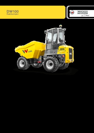 व्हील डंपर Wacker Neuson DW100