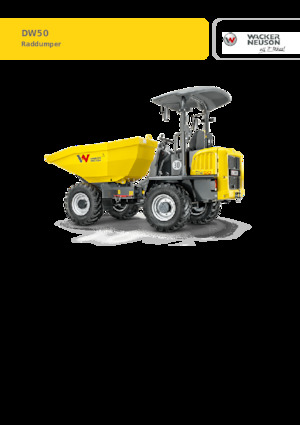 व्हील डंपर Wacker Neuson DW50