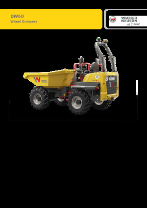 व्हील डंपर Wacker Neuson DW60