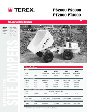 व्हील डंपर Terex PS 2000