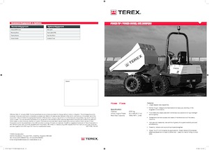 व्हील डंपर Terex PT 3000