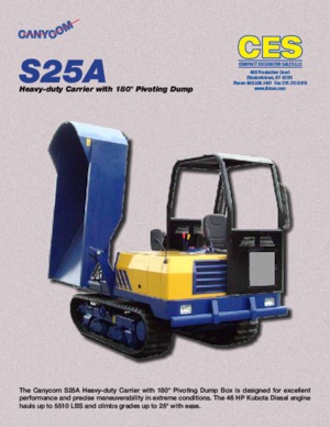 ट्रैक्ड डंपर Kato S25A