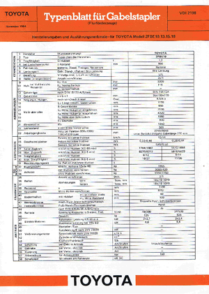 इलेक्ट्रिक फोर्कलिफ्ट Toyota 2 FBE 15-24