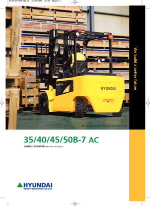 इलेक्ट्रिक फोर्कलिफ्ट Hyundai 50 B 7 ac