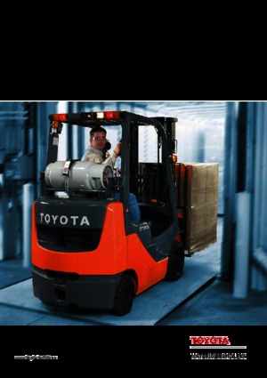 इलेक्ट्रिक फोर्कलिफ्ट Toyota 8 FBCU 25