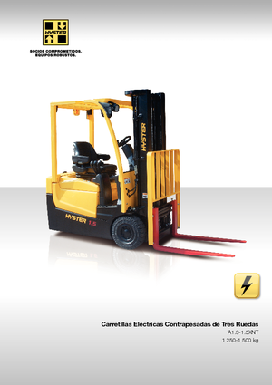 इलेक्ट्रिक फोर्कलिफ्ट Hyster A1.5XNT