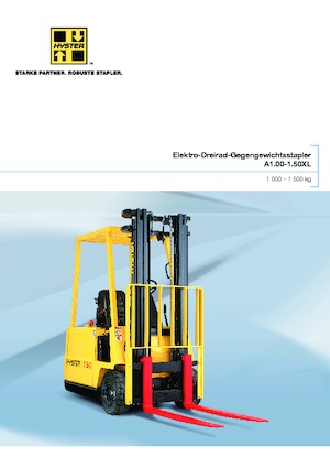 इलेक्ट्रिक फोर्कलिफ्ट Hyster A1.5XNT