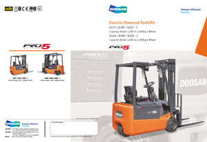 इलेक्ट्रिक फोर्कलिफ्ट Doosan B 15 T