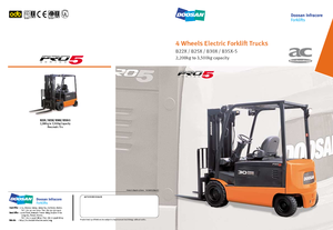 इलेक्ट्रिक फोर्कलिफ्ट Doosan B 22 X