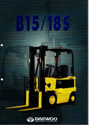 इलेक्ट्रिक फोर्कलिफ्ट Doosan B 18 S
