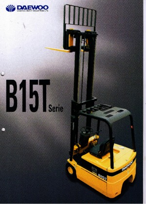इलेक्ट्रिक फोर्कलिफ्ट Doosan B 15 T