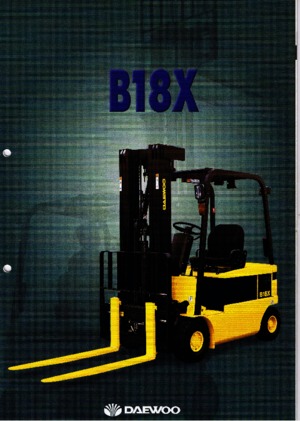 इलेक्ट्रिक फोर्कलिफ्ट Doosan B 18 x