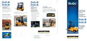 इलेक्ट्रिक फोर्कलिफ्ट Montini Bingo 204 GA CSM