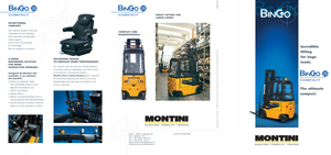 इलेक्ट्रिक फोर्कलिफ्ट Montini Bingo 250 Compact