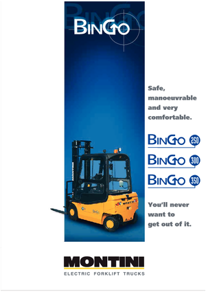 इलेक्ट्रिक फोर्कलिफ्ट Montini Bingo plus N 250 GA CSM
