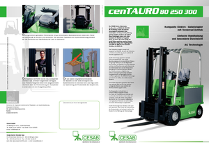 इलेक्ट्रिक फोर्कलिफ्ट Cesab cenTAURO 250 AC 80 V