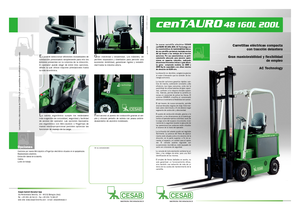 इलेक्ट्रिक फोर्कलिफ्ट Cesab cenTAURO 48 200L AC