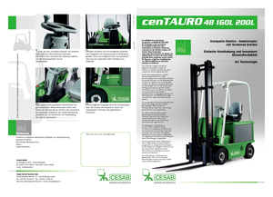 इलेक्ट्रिक फोर्कलिफ्ट Cesab cenTAURO 48 200L AC