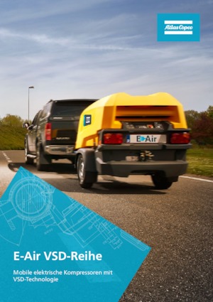 पोर्टेबल एयर कंप्रेसर - डीजल, इलेक्ट्रिक, गैसोलीन Atlas Copco E-Air H250 VSD