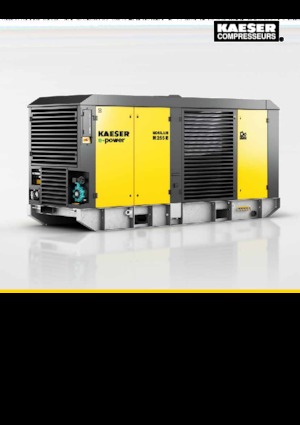 स्टेशनरी एयर कंप्रेसर - डीजल, इलेक्ट्रिक, गैसोलीन Kaeser Mobilair M 250 E