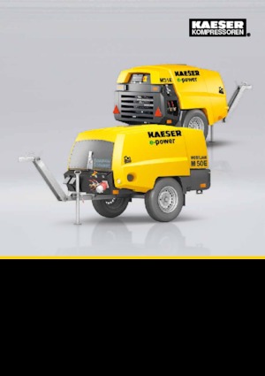 पोर्टेबल एयर कंप्रेसर - डीजल, इलेक्ट्रिक, गैसोलीन Kaeser Mobilair M 31E/12 bar 
