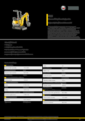 इलेक्ट्रिक क्रॉलर एक्सकेवेटर Wacker Neuson 803 dual power 