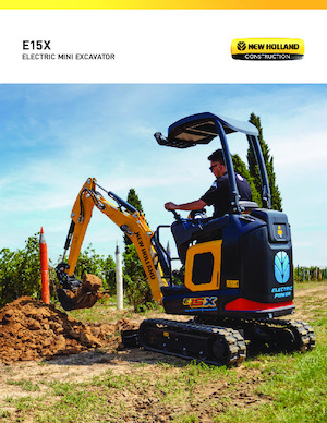 इलेक्ट्रिक क्रॉलर एक्सकेवेटर New Holland E15X