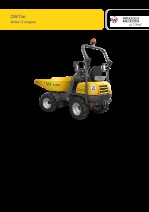इलेक्ट्रिक व्हील डंपर Wacker Neuson DW15e