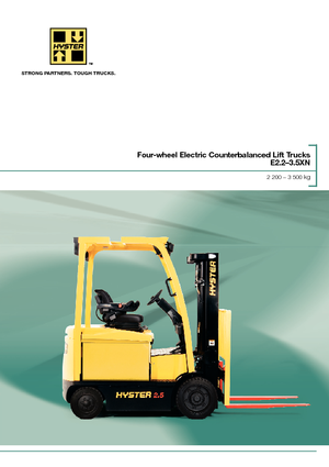 इलेक्ट्रिक फोर्कलिफ्ट Hyster E3.0XN
