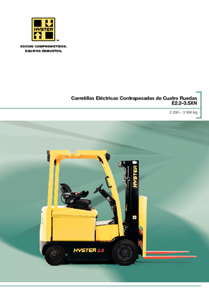 इलेक्ट्रिक फोर्कलिफ्ट Hyster E3.0XN