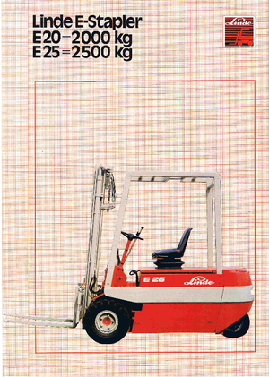 इलेक्ट्रिक फोर्कलिफ्ट Linde E 25