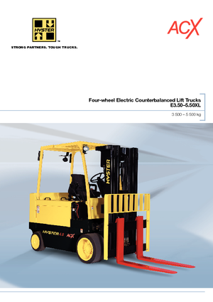 इलेक्ट्रिक फोर्कलिफ्ट Hyster E3.50XN