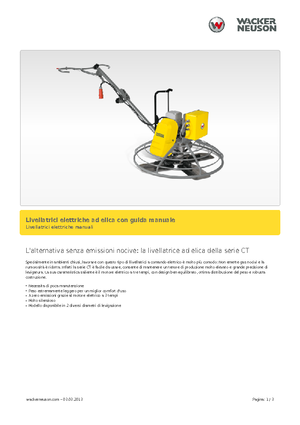 वॉक-बिहाइंड ट्रॉवेल Wacker Neuson CT 36-400 E