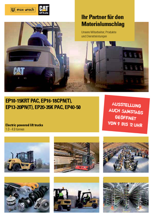 इलेक्ट्रिक फोर्कलिफ्ट Caterpillar EP25K PAC