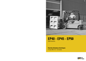 इलेक्ट्रिक फोर्कलिफ्ट Caterpillar EP50