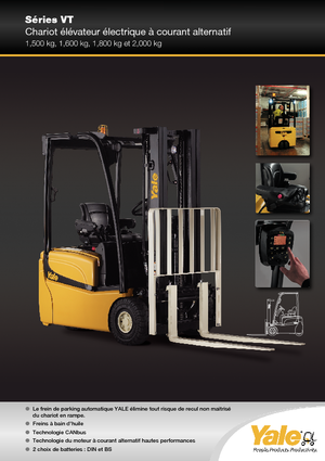 इलेक्ट्रिक फोर्कलिफ्ट Yale ERP15VT
