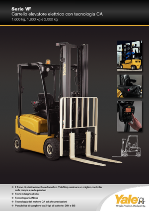 इलेक्ट्रिक फोर्कलिफ्ट Yale ERP18VF MWB