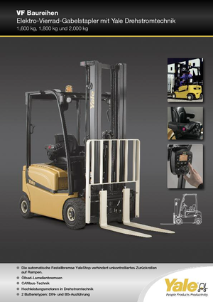 इलेक्ट्रिक फोर्कलिफ्ट Yale ERP 16 VF