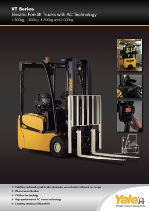 इलेक्ट्रिक फोर्कलिफ्ट Yale ERP1 VT SWB