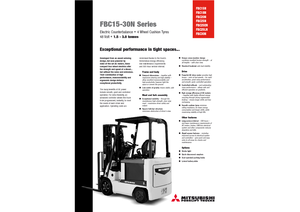इलेक्ट्रिक फोर्कलिफ्ट Mitsubishi FBC 25 N